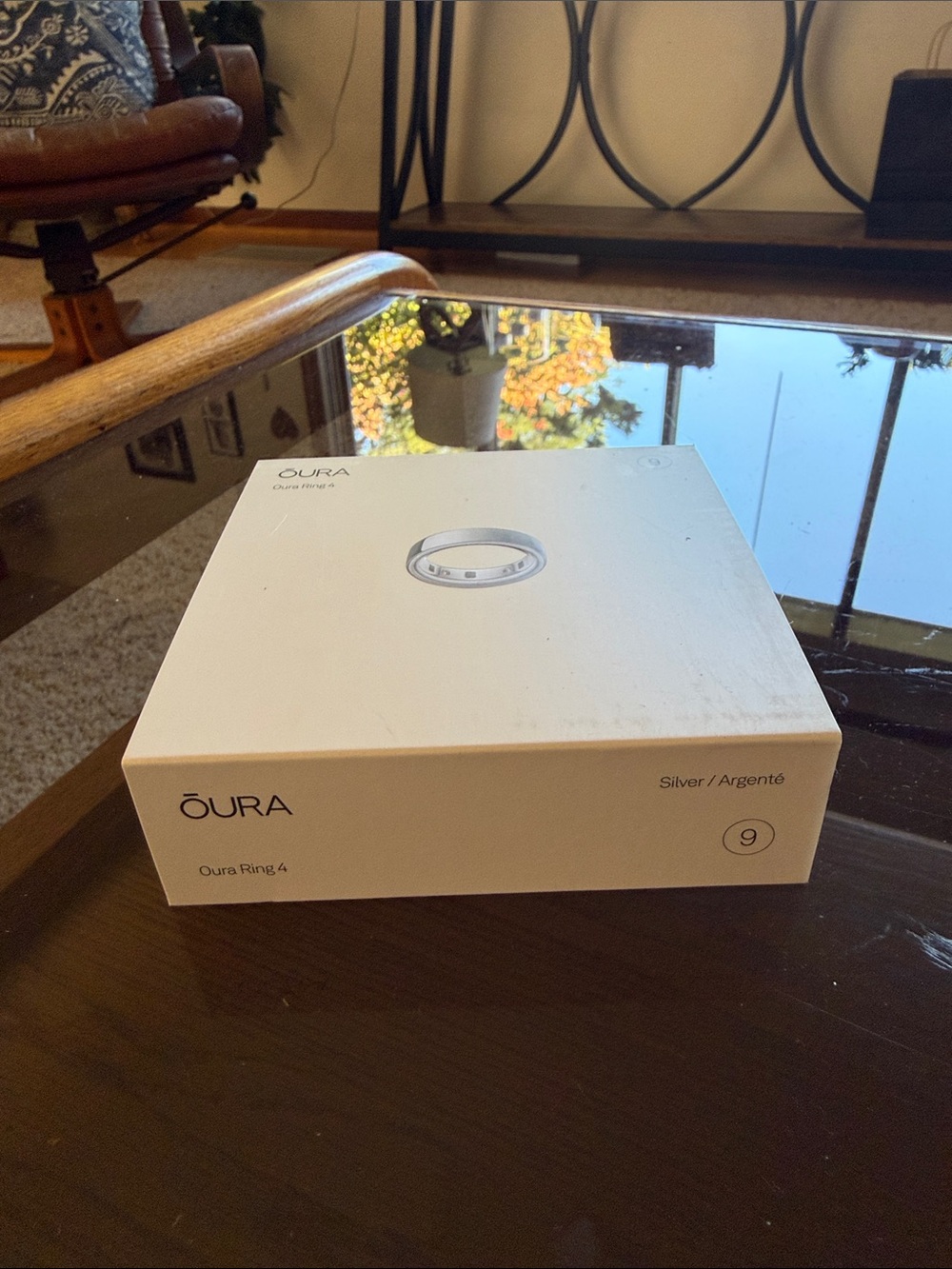 Oura Ring 4 Silver Size 9 - Boxed
